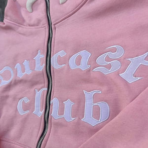 Sweat à capuche intégral zippé pour homme en molleton de coton, personnalisable pour broderie, coupe oversize, directement de l'usine à prix raisonnables - Product Image 5