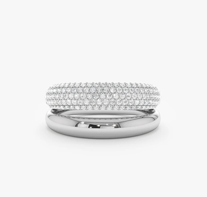 Anillo de Compromiso y Boda Exclusivo de Oro de 14 Quilates con Diamante Cultivado en Laboratorio Certificado por IGI, Colección Nupcial Vintage, Corte Brillante, Elegante Regalo - Product Image 3