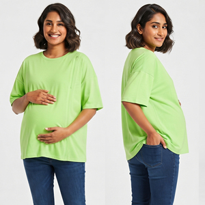 Camiseta de Maternidad para Mujer, Camiseta de Lactancia, Camiseta de Maternidad para Hospital y Hogar - Product Image 1