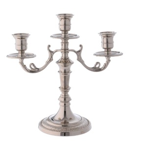 Five Head <b>Silver</b> Metal Candelabra Tabletop Polished Aluminium Candle Holder High Quality Decorative <b>Candlestick</b> for Home & Hotel - Product Image 6