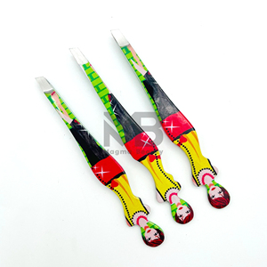 Pinzas para Cejas de Estilo Moderno, Pinzas de Acero Inoxidable para Depilación de Cejas y Vello Encarnado, Instrumentos de Belleza para Chicas a la Moda, Venta al por Mayor - Product Image 3