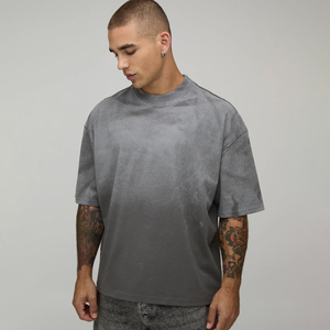 เสื้อยืดคอกลมผู้ชาย ผ้าคอตตอนแคนวาส 100% สวมใส่สบาย ทรงปกติ เหมาะสำหรับทำงาน ระบายอากาศได้ดี แห้งเร็ว น้ำหนัก 230 กรัม - Product Image 1