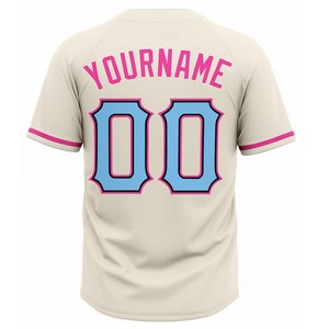 Yourteams <b>Baseball</b> Jersey Short Sleeve Sublimated Print Moisture Wicking Polyester Unisex Regular Fit All Seasons Team Apparel - Product Image 4