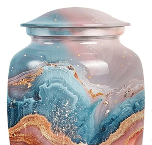 Urna Funeraria para Adultos, Diseño Moderno Americano, Hecha a Mano, Hermosa Urna Conmemorativa para Entierro - Product Image 5