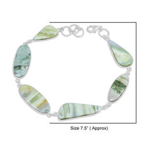 Bracelet fin à breloques en argent plaqué de haute qualité, style bohème, design géométrique, chaîne à maillons serpentins, pour femme, bracelet tendance - Product Image 2