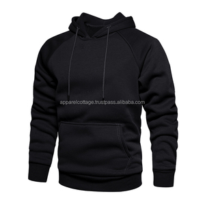 Fabricantes informales al por mayor Sudadera con capucha lisa en blanco 100% algodón grueso peso pesado 500GSM sudaderas con capucha de gran tamaño - Product Image 5