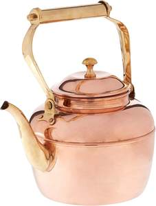 Vintage Hammered Copper <b>Teapot</b> Tea Kettle for Kitchen Serving Herbal Tea Coffee Serving - Product Image 6