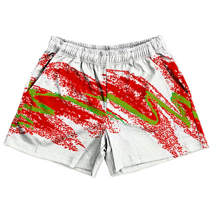 OEM Custom Men’s Gym Shorts Mesh Basketball Shorts <b>Elastic</b> Waist Lightweight Fitness Training Shorts Summer Activewear With Logo - Product Image 5