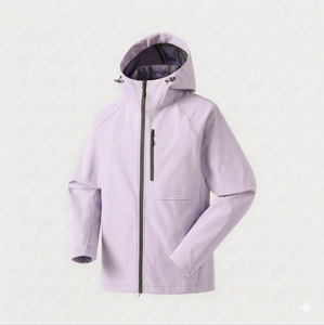 Men's Softshell <b>Jacket</b> Lightweight Regular Sleeves Zipper Closure Stand Hooded Collar Wholesale Men's <b>Jacket</b> Outdoor Wear - Product Image 3