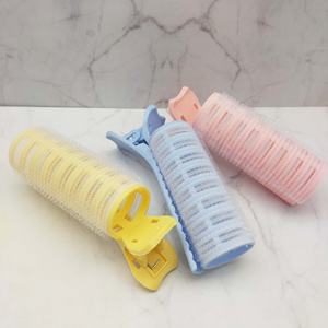 Rouleau à cheveux en plastique bleu mignon sans chaleur pour des franges volumineuses et des boucles légères, idéal pour le coiffage - Product Image 3