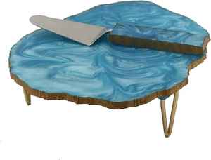 Soporte de Resina Artesanal para Exhibición de Pasteles, Elegante Base para Servir Postres en Fiestas y Bodas, Mejor Calidad a Precio de Mayoreo - Product Image 4