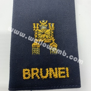 Epoletones de lujo Royal Brunei Air Officer Major Slip-On (Udara) cómodos, insignia de rango OF-3 - Product Image 4