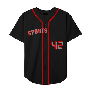 Camiseta Deportiva de Béisbol de Manga Corta para Verano 2026, Personalizada con Impresión por Sublimación, 100% Poliéster, Transpirable, de Secado Rápido, Tallas Grandes - Product Image 1