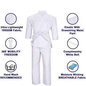 Nuevo Uniforme de Artes Marciales al por Mayor, Ropa de Entrenamiento de Karate, Kimono de Jiu-Jitsu Brasileño, 100% Algodón, Transpirable, de Alta Calidad - Product Image 5