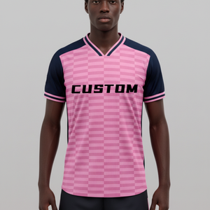 Maillot de football unisexe respirant pour homme, design personnalisé par sublimation avec nom d'équipe, haute qualité, tendance actuelle, vente en gros - Product Image 1