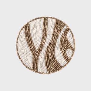 Sous-verres en verre brodés de perles, faits à la main, élégants et tendance, imperméables, personnalisables, style européen, promotionnels - Product Image 2