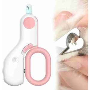 Tagliaunghie Professionale a Forma di T per Piccoli Animali con Luce LED e Lame Affilate come Rasoi per Evitare Tagli Eccessivi - Product Image 1