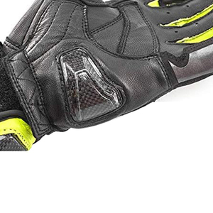 Guantes de Motociclismo de Cuero con Pantalla Táctil, Resistentes al Viento, Transpirables, con Protección de Nudillos de Carbono para Invierno, Protección Completa para los Dedos - Product Image 4
