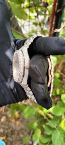 Top Selling Luxury Diamond <b>Watch</b> for Women Oval Dial Crystal Embedded Bracelet Elegant Designer Timepiece Available For Sale - Product Image 4