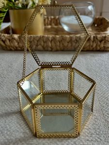 <b>Vintage</b> Design Jewelry <b>Box</b> Antique Footed Base Table Decoration Luxury Gift <b>Box</b> & Case For Premium Jewelry Display & Showcase - Product Image 2