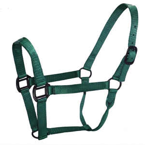 Cabestro para Caballo de Nailon Hecho a Mano con Diseño Personalizado, Múltiples Opciones de Color, Cómodo, con Herrajes de Zinc Negro Mate - Product Image 2