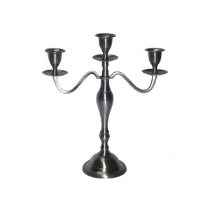 Candélabres de mariage en métal et Aluminium nickelé, porte-bougie de luxe pour décoration de maison - Product Image 6