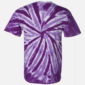 T-shirt décontracté d'été en coton à col rond et manches courtes tie-dye multicolore pour homme, personnalisable avec logo, OEM, ODM, vente en gros de vêtements - Product Image 2