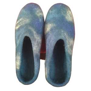 Asthamangal Gift Craft – Chaussons d'intérieur chauds jetables pour hommes, antidérapants, légers, en feutre, à tige haute, avec semelle intermédiaire en PVC/cuir - Product Image 2