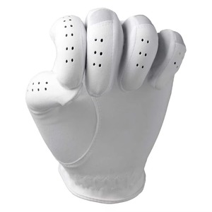 Premium Black Men's Golf <b>Gloves</b> <b>Moisture</b> Wicking for Adults with Genuine Leather & Spandex Fabric Superior Comfort Sports - Product Image 6