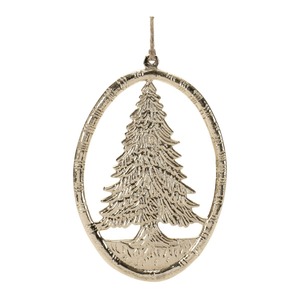 Metal Christmas Hanging Ornament Reusable Iron Tree Decoration For Sustainable Holiday Celebrations - Product Image 2