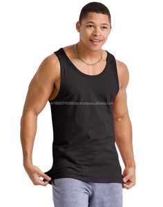 Custom <b>Mens</b> Sports Bodybuilding <b>Singlet</b> Cotton Gym Vests Training Tank Top Black Undershirts <b>for</b> <b>Men</b> - Product Image 1