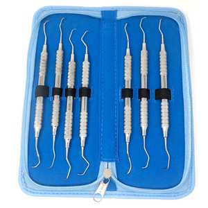 ชุดเครื่องมือผ่าตัดเกรซี่ คิวเร็ต 7 ชิ้น ด้ามจับแบบกลวงใหม่ ผลิตจากสแตนเลส ได้รับการรับรองมาตรฐาน CE ปรับได้ ทนทาน - Product Image 1