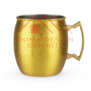 Multicolor cóctel sublimación Moscú mula tazas fiesta tazas Drinkware Acero inoxidable Moscú mula cerveza taza - Product Image 5