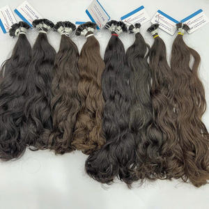 Punta de queratina de punta plana de alta calidad Cabello humano Sin desprendimiento Sin enredos Precio completo Sin desprendimiento Sin enredos - Product Image 3