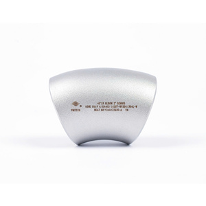 Codo de Acero Inoxidable de Radio Largo de Cuarenta y Cinco Grados ASME B16.9 A SA403, Conexión de Tubería Soldada Sin Costura con Cabeza Redonda - Product Image 1