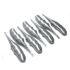 Juego Quirúrgico Astrin de 7 Elevadores Dentales de Acero Inoxidable, Rectos y Curvos, Kit Manual de Extracción Dental Quirúrgica con Certificación CE - Product Image 6