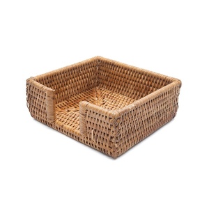 Porte-serviettes en rotin tissé à la main pour décoration de mariage - Product Image 4