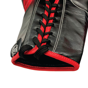 ถุงมือมวยไทยสั่งทำพิเศษ ขายดี รุ่น No Boxing No Life แบบผูกเชือก น้ำหนักเบา สำหรับฝึกซ้อมและแข่งขันระดับมืออาชีพ - Product Image 4