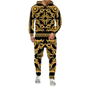 Chándal Deportivo de Poliéster para Hombre con Logotipo Personalizado al por Mayor, Ropa Deportiva Transpirable de Alta Calidad con Capucha para Invierno, Opciones de Tallas Grandes - Product Image 3