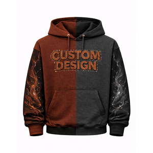 Sweat-shirts pour hommes personnalisés de haute qualité, vierges, coupe oversize, style streetwear, vente en gros directe usine - Product Image 6