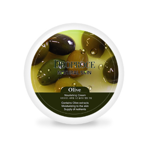 Crema naturale per il viso nutriente per la pelle di oliva infusa con oli per l'idratazione e la vitalità - Product Image 1