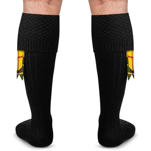 Scottish Kilt Hose <b>Socks</b> <b>Wool</b> Blend Long Ribbed <b>Socks</b> Comfortable Bubbled Design Accessory for Suits - Product Image 2