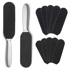 Râpe électrique pour pieds, lime à callosités, en acier inoxydable, 10 pièces, simple face, haute durabilité, réutilisable - Product Image 4