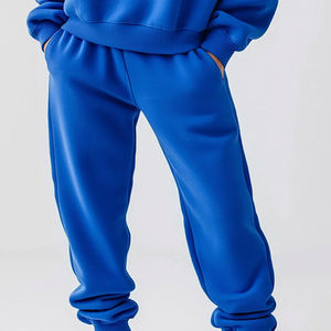 Best Design Women Casual Autumn Hooded Sweat Suit 2-Piece Set Flare Pants Custom Made Fleece Tracksuit 100% Breathable Solid - Product Image 3