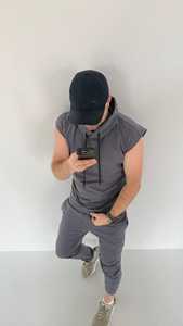 Ensemble de survêtement décontracté pour femme, coupe ajustée, en coton, style sport, avec sweat à capuche et pantalon de jogging, collection automne, personnalisable, vente en gros, OEM - Product Image 4