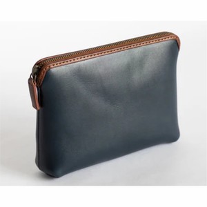 Vintage Leather Zipper Pouch Premium Minimalist Cosmetic <b>Bag</b> Portable Travel Tech Organizer Handmade Small Leather Clutch Purse - Product Image 1