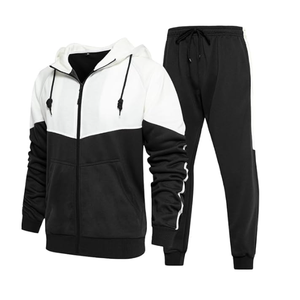 Polyester Cotton Fleece Tracksuit Set Designed for Men Seeking Warmth Style and Performance Daily - Product Image 1