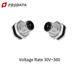 ขั้วต่อ PRODATA IP67 กันน้ำ M12 4 ขา แบบ T-Code ตัวผู้ ชุบทองเหลือง สำหรับงานยานยนต์ แบบ PCB Dip-Solder - Product Image 4