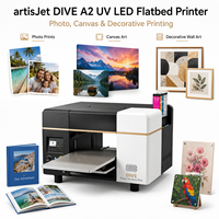 Imprimante à plat UV LED artisJet DIVE A2 pour albums photo, peintures murales, toiles décoratives et impressions d'images