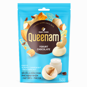Venta al por mayor de fábrica: Dragees de chocolate de 150 g, chocolate con yogur para recubrir almendras, anacardos y nueces de macadamia, HALAL, OEM/ODM, ¡gran precio! - Product Image 1